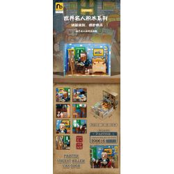 NATSU 200616 non  HỌA SĨ BẬC THẦY VAN GOGH bộ đồ chơi xếp lắp ráp ghép mô hình 2643 khối