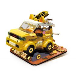 TOP TOY TC1706-1 1706-1 2103 non  WULING MINIEV ĐANG RẤT NỖ LỰC HÚT TIỀN bộ đồ chơi xếp lắp ráp ghép mô hình Racers VIGOROUSLY FORTUNE Đua Tốc Độ