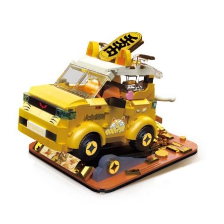 TOP TOY TC1706-1 1706-1 2103 non  WULING MINIEV ĐANG RẤT NỖ LỰC HÚT TIỀN bộ đồ chơi xếp lắp ráp ghép mô hình Racers VIGOROUSLY FORTUNE Đua Tốc Độ