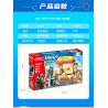 GUDI 10201 non  HỘP TRƯNG BÀY CẢNH SÁT ĐẶC NHIỆM THÀNH PHỐ 4 KIỂU bộ đồ chơi xếp lắp ráp ghép mô hình City LIVIN'CITY 464 khối