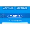 GUDI 10201 non  HỘP TRƯNG BÀY CẢNH SÁT ĐẶC NHIỆM THÀNH PHỐ 4 KIỂU bộ đồ chơi xếp lắp ráp ghép mô hình City LIVIN'CITY 464 khối