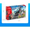 GUDI 10201 non  HỘP TRƯNG BÀY CẢNH SÁT ĐẶC NHIỆM THÀNH PHỐ 4 KIỂU bộ đồ chơi xếp lắp ráp ghép mô hình City LIVIN'CITY 464 khối
