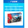 GUDI 10201 non  HỘP TRƯNG BÀY CẢNH SÁT ĐẶC NHIỆM THÀNH PHỐ 4 KIỂU bộ đồ chơi xếp lắp ráp ghép mô hình City LIVIN'CITY 464 khối