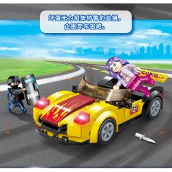 GUDI 10201 non  HỘP TRƯNG BÀY CẢNH SÁT ĐẶC NHIỆM THÀNH PHỐ 4 KIỂU bộ đồ chơi xếp lắp ráp ghép mô hình City LIVIN'CITY 464 khối