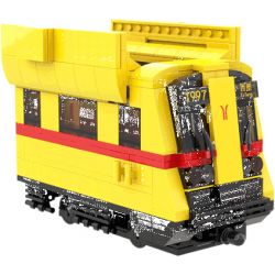 GUANGZHOU METRO MUSEUM IRON MAO 601000 non  ĐA DẠNG LINE 1 CHỦ BÚT QUẢNG CHÂU METRO bộ đồ chơi xếp lắp ráp ghép mô hình 280 khối