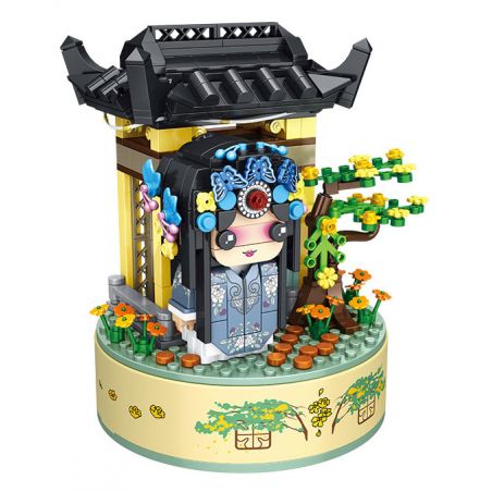 PanlosBrick 656021 Panlos Brick 656021 non  SÂN KHẤU LỚN bộ đồ chơi xếp lắp ráp ghép mô hình Creator CREATIVE MUSIC BOX BIG STAGE Sáng Tạo 631 khối