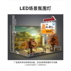 CADA DOUBLEE C61034 61034 non  ĐIỂM DỪNG NAKASENDO KAMAMESHI TẠI ĐÈO bộ đồ chơi xếp lắp ráp ghép mô hình Creator Sáng Tạo 910 khối