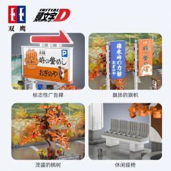 CADA DOUBLEE C61034 61034 non  ĐIỂM DỪNG NAKASENDO KAMAMESHI TẠI ĐÈO bộ đồ chơi xếp lắp ráp ghép mô hình Creator Sáng Tạo 910 khối