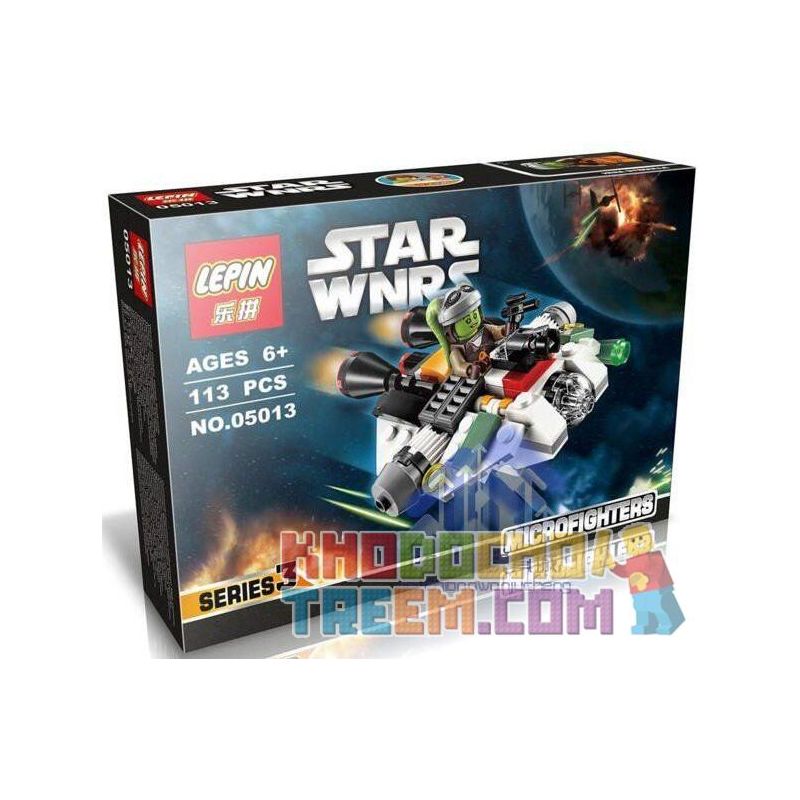 NOT Lego THE GHOST MICROFIGHTER 75127 LEPIN 05013 xếp lắp ráp ghép mô hình BÓNG MA CHIẾN BINH SIÊU NHỎ Star Wars Chiến Tranh Giữa Các Vì Sao 104 khối