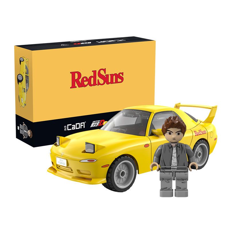 CADA DOUBLEE C55017 55017 non Lego CHỮ VIẾT TẮT D MAZDA KEISUKE TAKAHASHI FD35 RX-7 bộ đồ chơi xếp lắp ráp ghép mô hình Creator Sáng Tạo