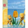 MouldKing 24012 Mould King 24012 non  HOA TULIP bộ đồ chơi xếp lắp ráp ghép mô hình Flowers FLOWER WORLD TULIP 83 khối