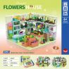 ZHEGAO DZ6029 6029 non  CỬA HÀNG HOA bộ đồ chơi xếp lắp ráp ghép mô hình Girl FLOWERS HOUSE Con Gái 591 khối