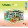 ZHEGAO DZ6029 6029 non  CỬA HÀNG HOA bộ đồ chơi xếp lắp ráp ghép mô hình Girl FLOWERS HOUSE Con Gái 591 khối