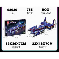 JIESTAR 92030 non  CÔNG THỨC THÔNG MINH CAO GPX THẾ KỶ MỚI SIN ZARD NP-1 ALZATE PHIL bộ đồ chơi xếp lắp ráp ghép mô hình 755 khối