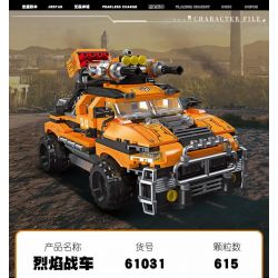 JIESTAR 61031 non  PHÍ KHÔNG SỢ HÃI bộ đồ chơi xếp lắp ráp ghép mô hình 615 khối