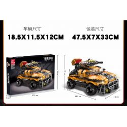 JIESTAR 61031 non  PHÍ KHÔNG SỢ HÃI bộ đồ chơi xếp lắp ráp ghép mô hình 615 khối