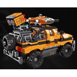 JIESTAR 61031 non  PHÍ KHÔNG SỢ HÃI bộ đồ chơi xếp lắp ráp ghép mô hình 615 khối