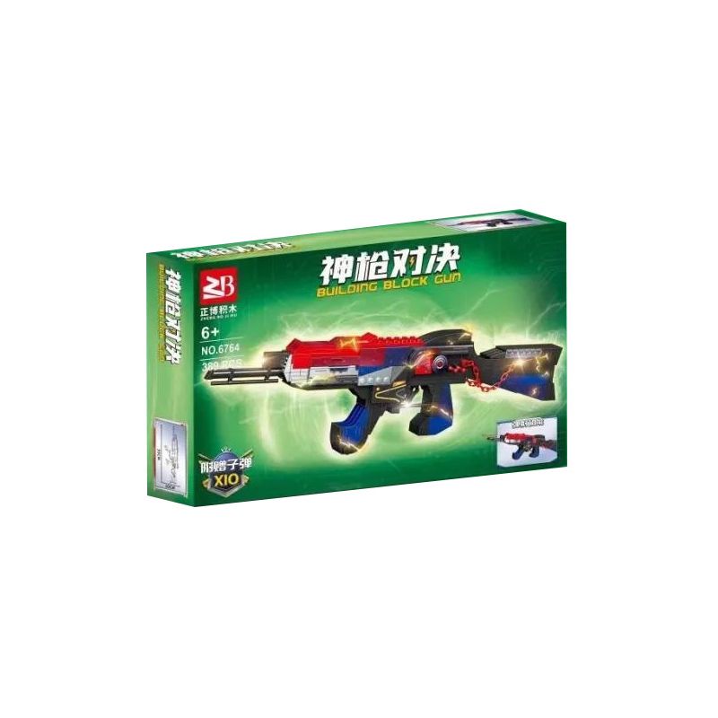 FAIR 6764 non Lego SÚNG PHÓNG AK47 bộ đồ chơi xếp lắp ráp ghép mô hình 389 khối