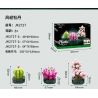 JAKI JK2727 2727 non  ĐĨA THỊT FENGYING PEONY bộ đồ chơi xếp lắp ráp ghép mô hình Flowers PLANTE Hoa