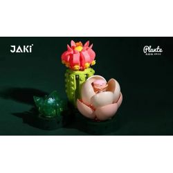 JAKI JK2726 2726 non  ĐĨA THỊT XIAN YU BITAO bộ đồ chơi xếp lắp ráp ghép mô hình Flowers PLANTE Hoa