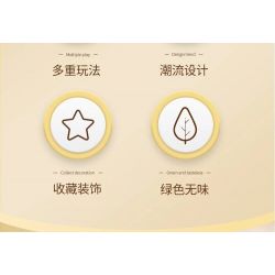 SEMBO 612503 non  DOMO-KUN XU HƯỚNG RAPPER bộ đồ chơi xếp lắp ráp ghép mô hình