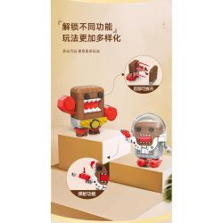 SEMBO 612503 non  DOMO-KUN XU HƯỚNG RAPPER bộ đồ chơi xếp lắp ráp ghép mô hình