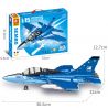 SEMBO 202187 non  MÁY BAY HUẤN LUYỆN NÂNG CAO L-15 FALCON bộ đồ chơi xếp lắp ráp ghép mô hình Military Army L-15 FALCON ADVANCED TRAINER Quân Sự Bộ Đội 793 khối