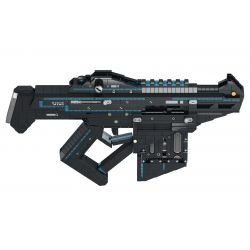 REOBRIX 77007 non  SÚNG NỔ PHÓNG bộ đồ chơi xếp lắp ráp ghép mô hình  EJECTION BURST GUN SUBMACHINE Kỹ Thuật Công Nghệ Cao Mô Hình Phương Tiện 1508 khối