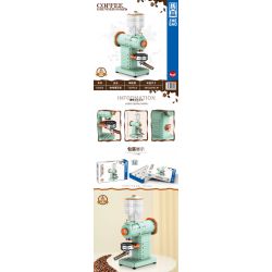 ZHEGAO 01053 non  MÁY XAY CÀ PHÊ bộ đồ chơi xếp lắp ráp ghép mô hình Creator Expert Chuyên Gia Sáng Tạo 715 khối