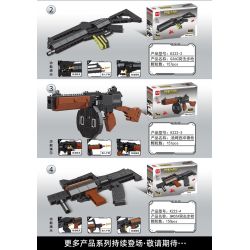 MINGDI K222 non  SÚNG BẮN TỈA ĐỒ CHƠI bộ đồ chơi xếp lắp ráp ghép mô hình Gun
