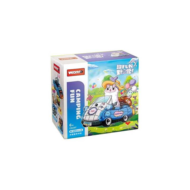 WOMA C0297 0297 non Lego XE CỔ YANGMIMI bộ đồ chơi xếp lắp ráp ghép mô hình 667 khối