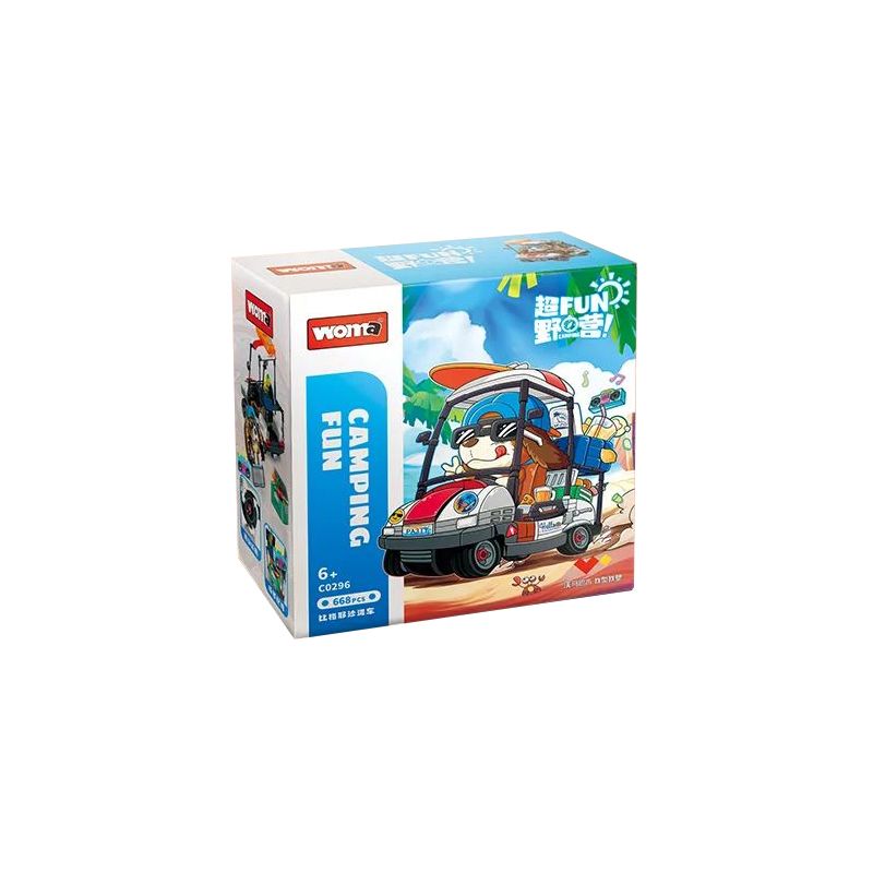 WOMA C0296 0296 non Lego ATV MẮT TO bộ đồ chơi xếp lắp ráp ghép mô hình 668 khối