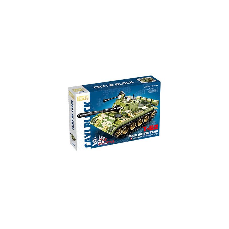 CAYI 22009 non Lego XE TĂNG CHIẾN ĐẤU CHỦ LỰC T62 TRONG THẾ II bộ đồ chơi xếp lắp ráp ghép mô hình Military Army T-62 MAIN BATTLE TANK Quân Sự Bộ Đội 427 khối