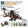 Kazi KY84136 84136 non  TRỰC THĂNG TẤN CÔNG TIGER bộ đồ chơi xếp lắp ráp ghép mô hình Military Army Quân Sự Bộ Đội 217 khối