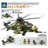 Kazi KY84135 84135 non  NAM PHI AH-2 KESTREL GUNSHIP bộ đồ chơi xếp lắp ráp ghép mô hình Military Army Quân Sự Bộ Đội 210 khối