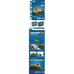 CAYI 22008 non  XE TĂNG T-34 TRONG THẾ CHIẾN II bộ đồ chơi xếp lắp ráp ghép mô hình Military Army T-34 MEDIUM TANK Quân Sự Bộ Đội 411 khối