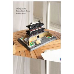WANGE 5240 non  CỔNG SUNGNYEMUN NAMDAEMUN SEOUL HÀN QUỐC bộ đồ chơi xếp lắp ráp ghép mô hình Buildings 900 khối