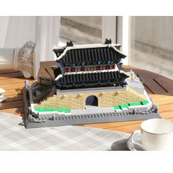 WANGE 5240 non  CỔNG SUNGNYEMUN NAMDAEMUN SEOUL HÀN QUỐC bộ đồ chơi xếp lắp ráp ghép mô hình Buildings 900 khối