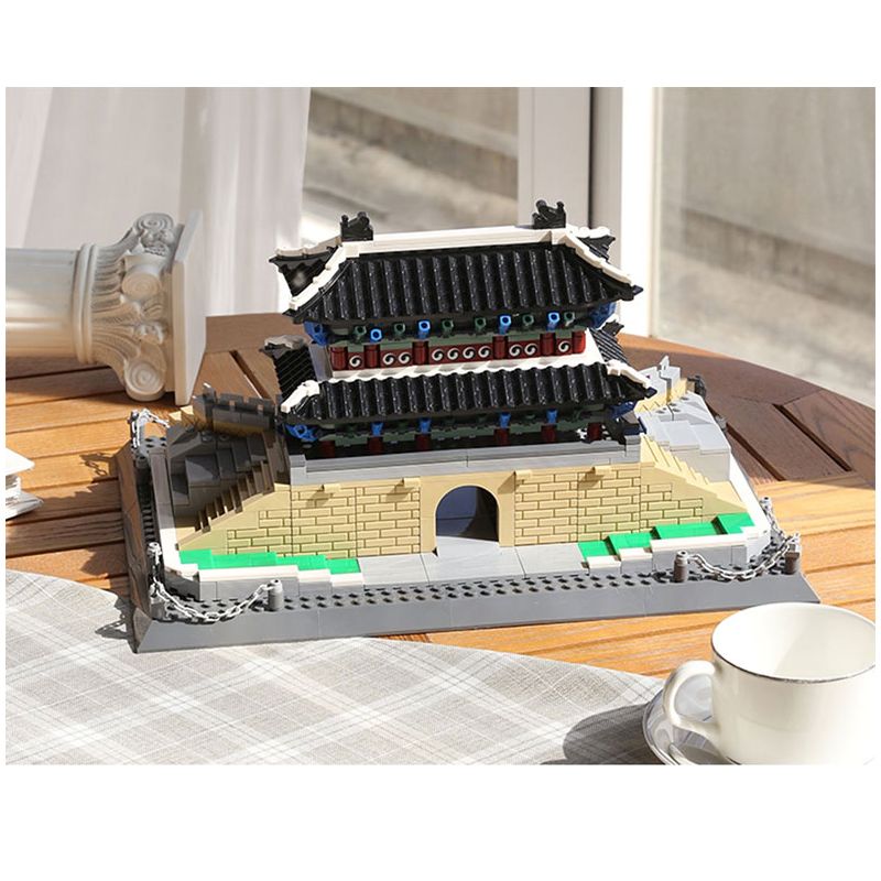 WANGE 5240 non  CỔNG SUNGNYEMUN NAMDAEMUN SEOUL HÀN QUỐC bộ đồ chơi xếp lắp ráp ghép mô hình Buildings 900 khối