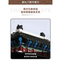 WANGE 5240 non  CỔNG SUNGNYEMUN NAMDAEMUN SEOUL HÀN QUỐC bộ đồ chơi xếp lắp ráp ghép mô hình Buildings 900 khối