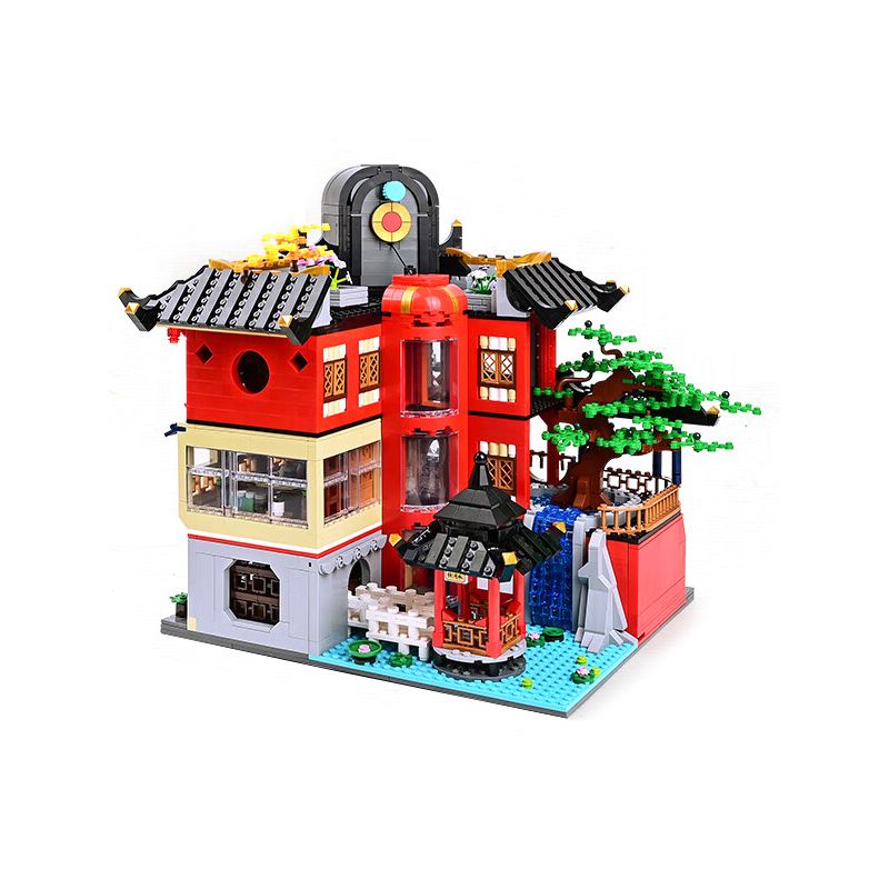 KEEPPLEY K18003 18003 non Lego VƯỜN HERMECCA bộ đồ chơi xếp lắp ráp ghép mô hình Modular Buildings NEW CHINESE STYLE STREETSCAPE Mô Hình Nhà Cửa 1962 khối