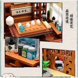 KEEPPLEY K18003 18003 non  VƯỜN HERMECCA bộ đồ chơi xếp lắp ráp ghép mô hình Modular Buildings NEW CHINESE STYLE STREETSCAPE Mô Hình Nhà Cửa 1962 khối