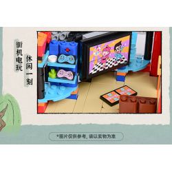 KEEPPLEY K18003 18003 non  VƯỜN HERMECCA bộ đồ chơi xếp lắp ráp ghép mô hình Modular Buildings NEW CHINESE STYLE STREETSCAPE Mô Hình Nhà Cửa 1962 khối