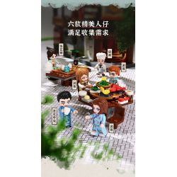 KEEPPLEY K18003 18003 non  VƯỜN HERMECCA bộ đồ chơi xếp lắp ráp ghép mô hình Modular Buildings NEW CHINESE STYLE STREETSCAPE Mô Hình Nhà Cửa 1962 khối