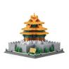 WANGE 5239 non  GÓC THÁP CỦA TỬ CẤM THÀNH BẮC KINH TRUNG QUỐC bộ đồ chơi xếp lắp ráp ghép mô hình Buildings 1252 khối