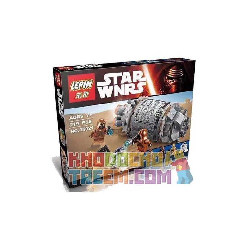 NOT Lego DROID ESCAPE POD 75136 LEPIN 05021 xếp lắp ráp ghép mô hình KHOANG THOÁT HIỂM DROID ESCAPE POD Star Wars Chiến Tranh Giữa Các Vì Sao 197 khối