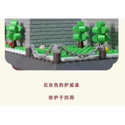 WANGE 5239 non  GÓC THÁP CỦA TỬ CẤM THÀNH BẮC KINH TRUNG QUỐC bộ đồ chơi xếp lắp ráp ghép mô hình Buildings 1252 khối