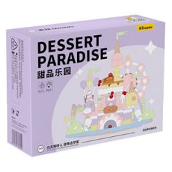 WEKKI 516802 non  THIÊN ĐƯỜNG TRÁNG MIỆNG bộ đồ chơi xếp lắp ráp ghép mô hình DESSERT PARADISE 921 khối