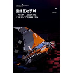 QIZHILE 90048 non  MÁY BIONIC RAY TÌM KIẾM CỨU NẠN HÀNG HẢI bộ đồ chơi xếp lắp ráp ghép mô hình Bionic Mechanics SEA RESCUE Sinh Vật Máy