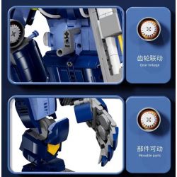 QIZHILE U0114 0114 non  LỰC LƯỢNG ĐẶC BIỆT ĐƯỜI ƯƠI bộ đồ chơi xếp lắp ráp ghép mô hình Bionic Mechanics SPECIAL FROCES Sinh Vật Máy